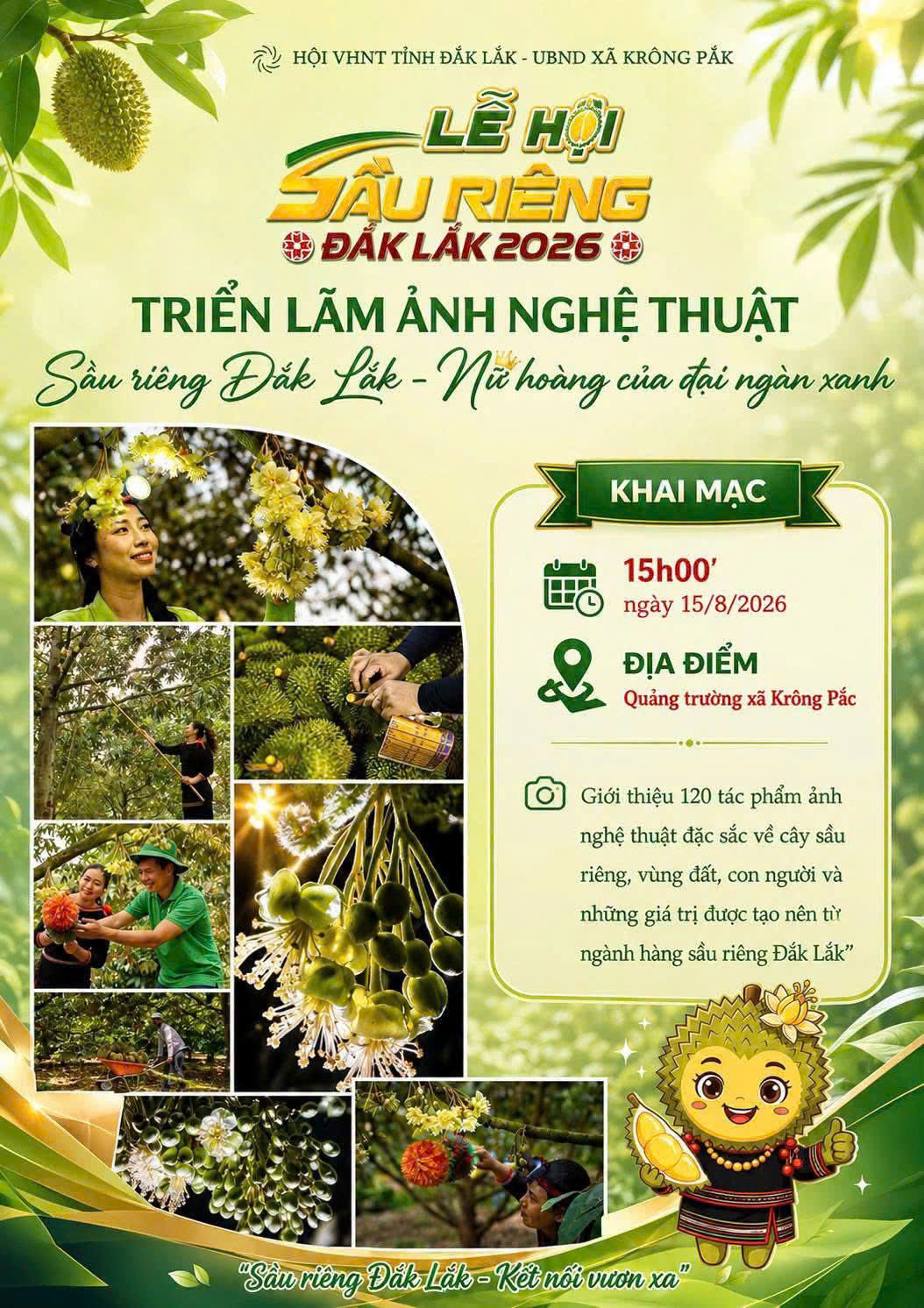 Triển Lãm Ảnh Nghệ Thuật “Sầu Riêng Đắk Lắk – Nữ Hoàng Của Đại Ngàn Xanh”