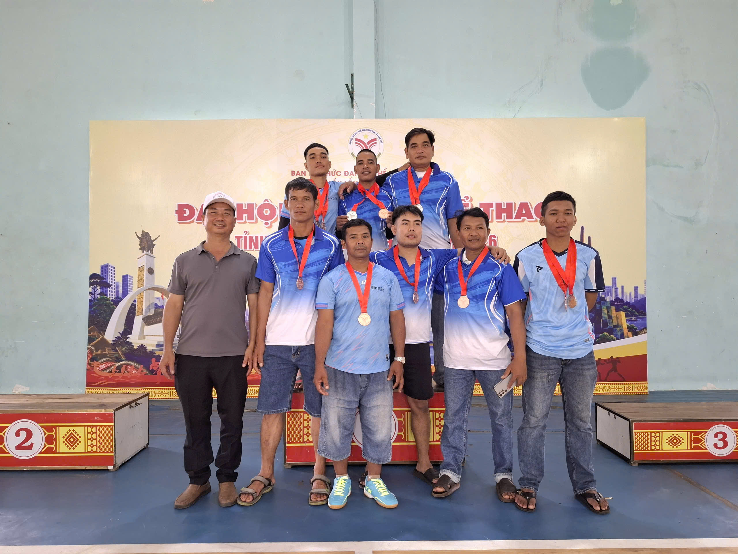 Xã Hòa Phú đạt Huy chương Bạc và Huy chương Đồng tại Đại hội Thể dục thể thao tỉnh Đắk Lắk năm 2026