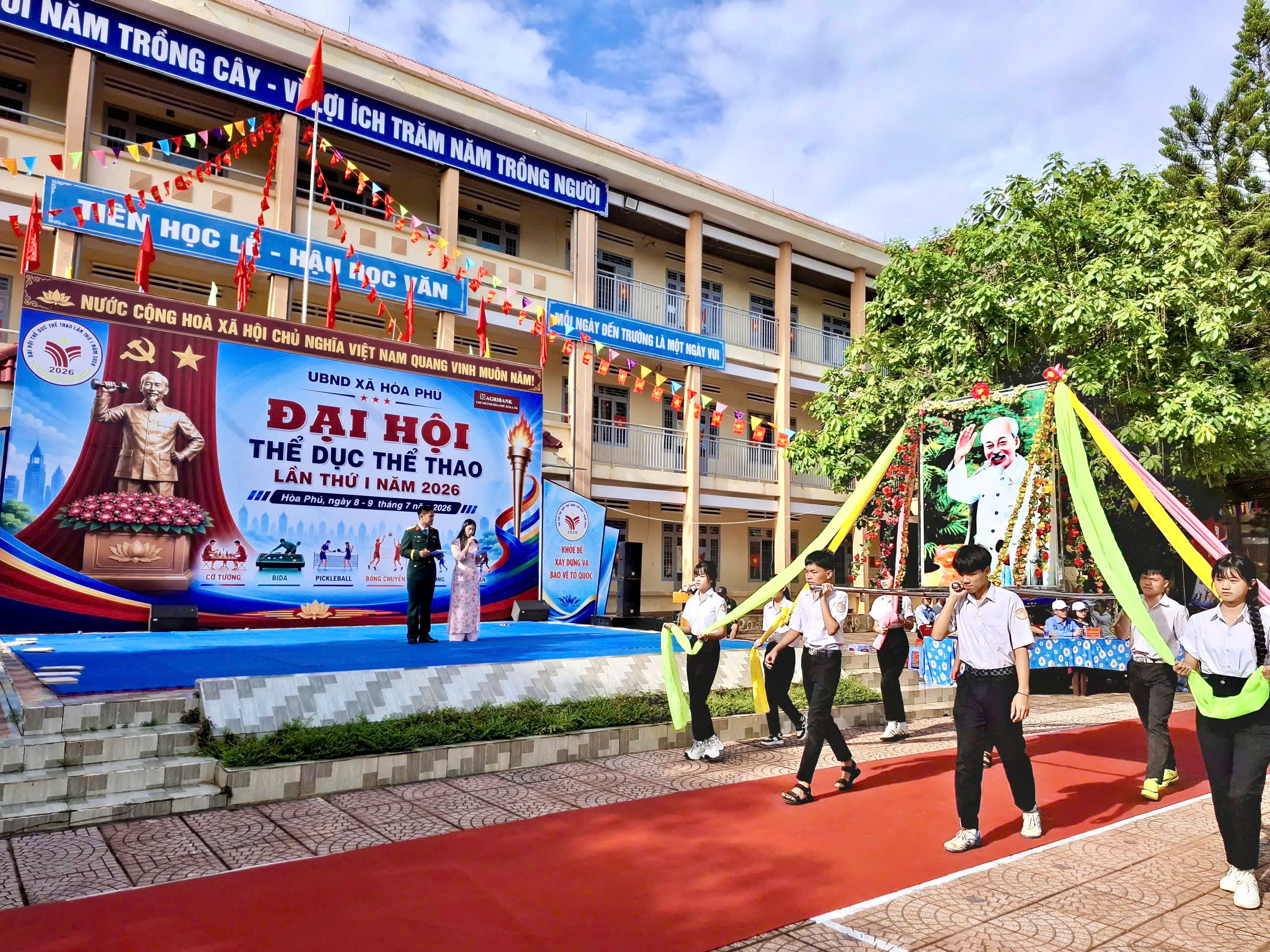 KHAI MẠC ĐẠI HỘI THỂ DỤC THỂ THAO XÃ HÒA PHÚ LẦN THỨ I NĂM 2026