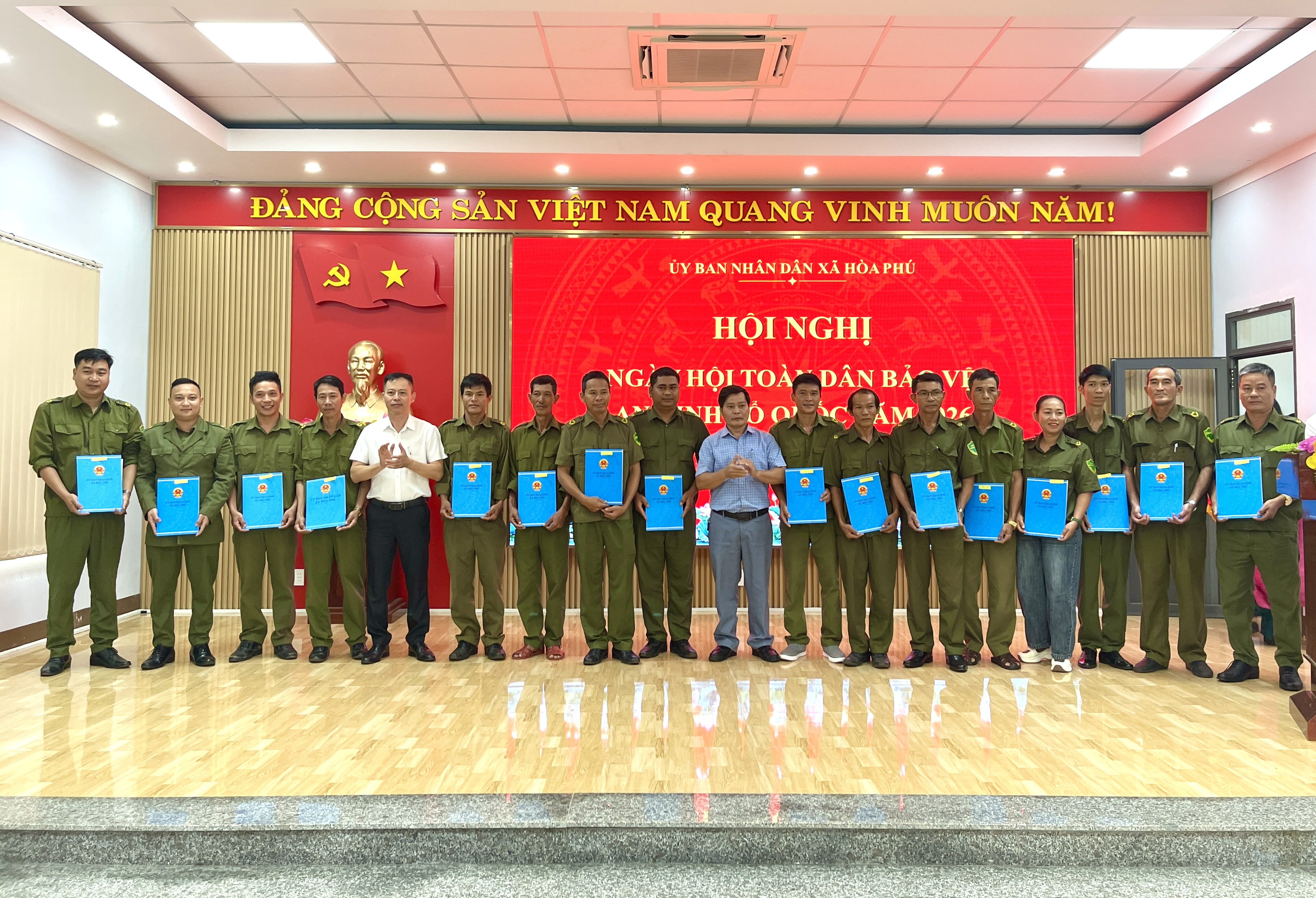 Xã Hòa Phú Tổ Chức Ngày Hội Toàn Dân Bảo Vệ An Ninh Tổ Quốc Năm 2026